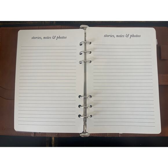 Travel Journal in Brown Vegan Leather New/Unused - Picture 4 of 7